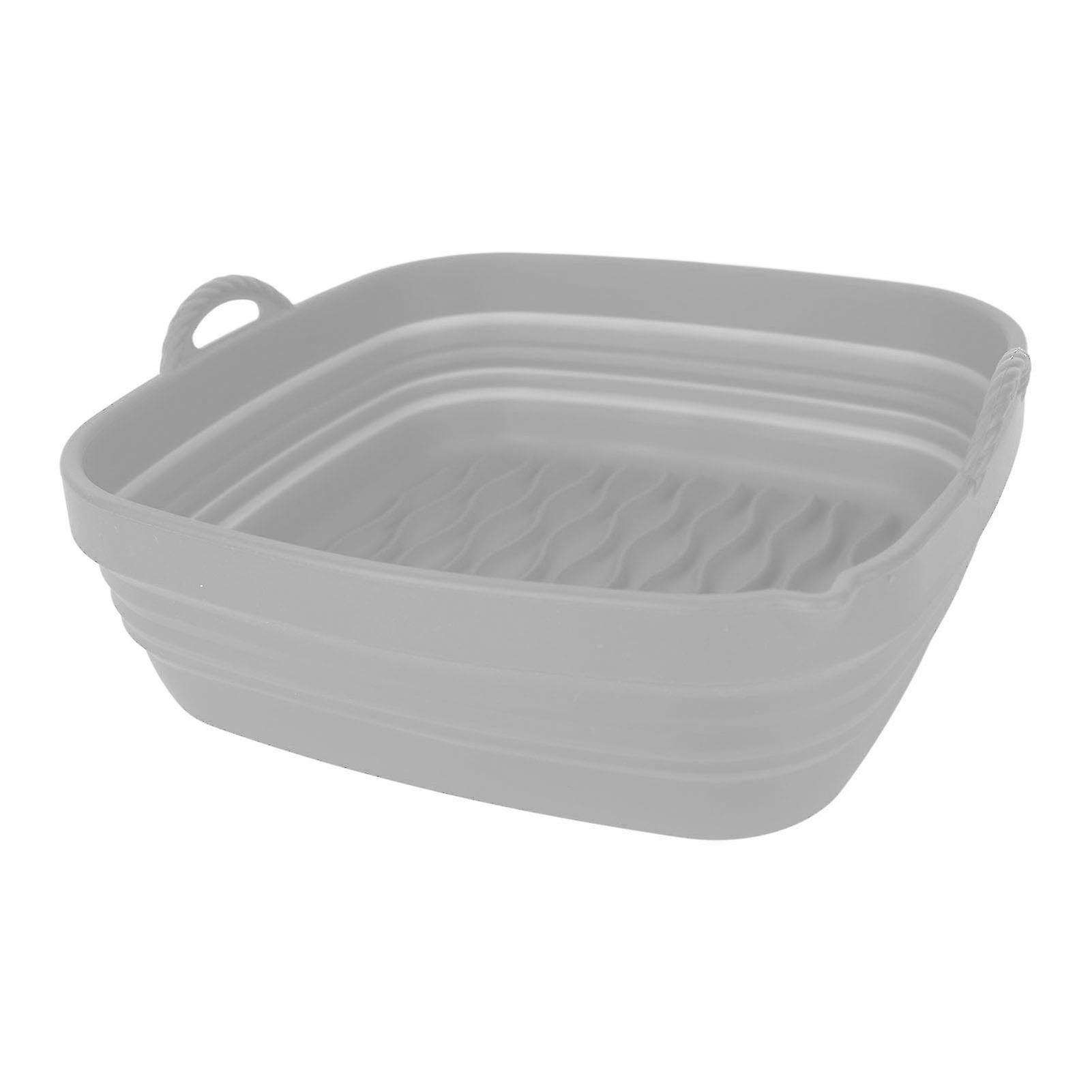 Corrugated Square Fryer Silicone Basket Suitable for Home Baking