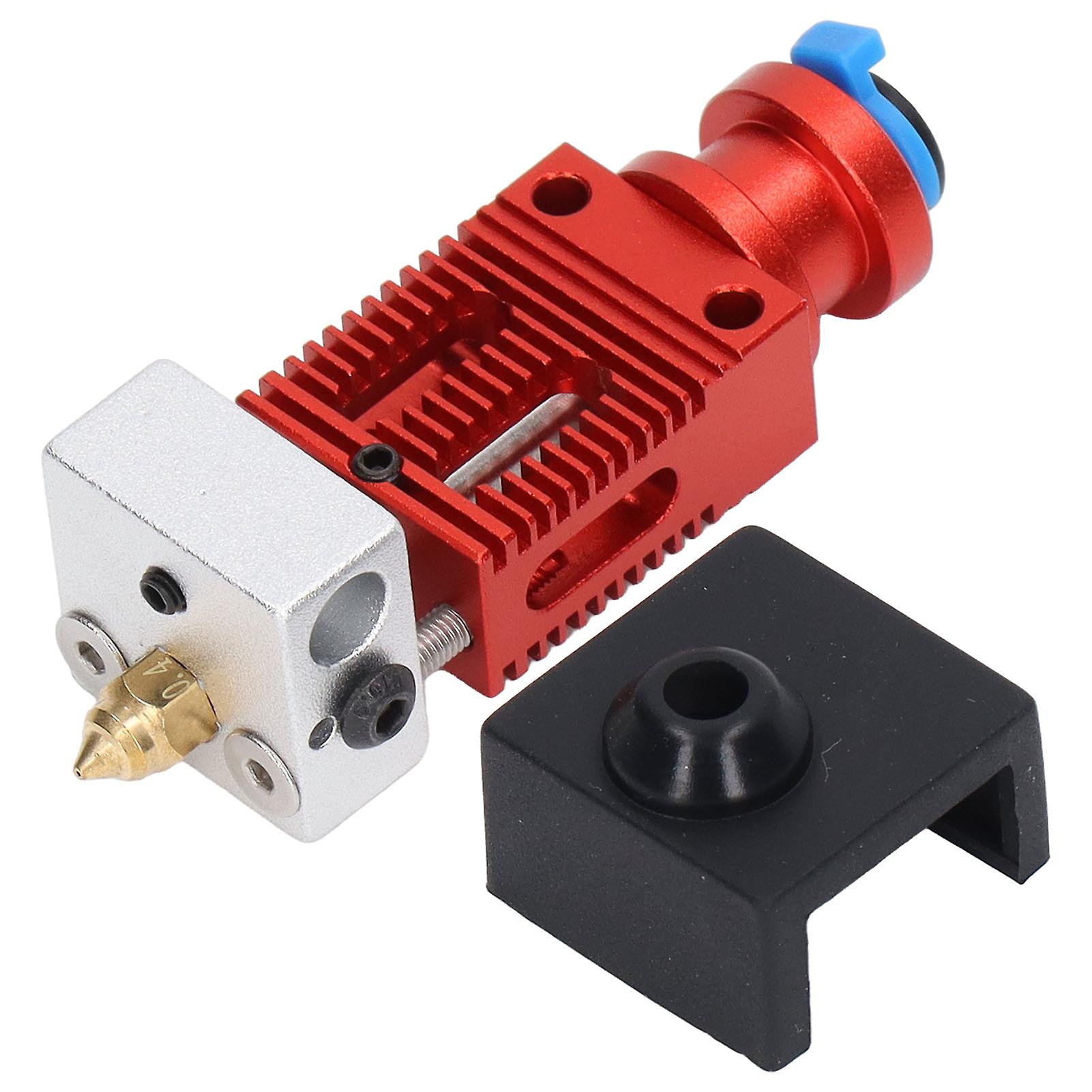 Aluminiumlegierung Extruder Hotend Kit Plug and Play für CR10, Ender 3 V2, 3 Pro, 3S 3D Drucker - Rot