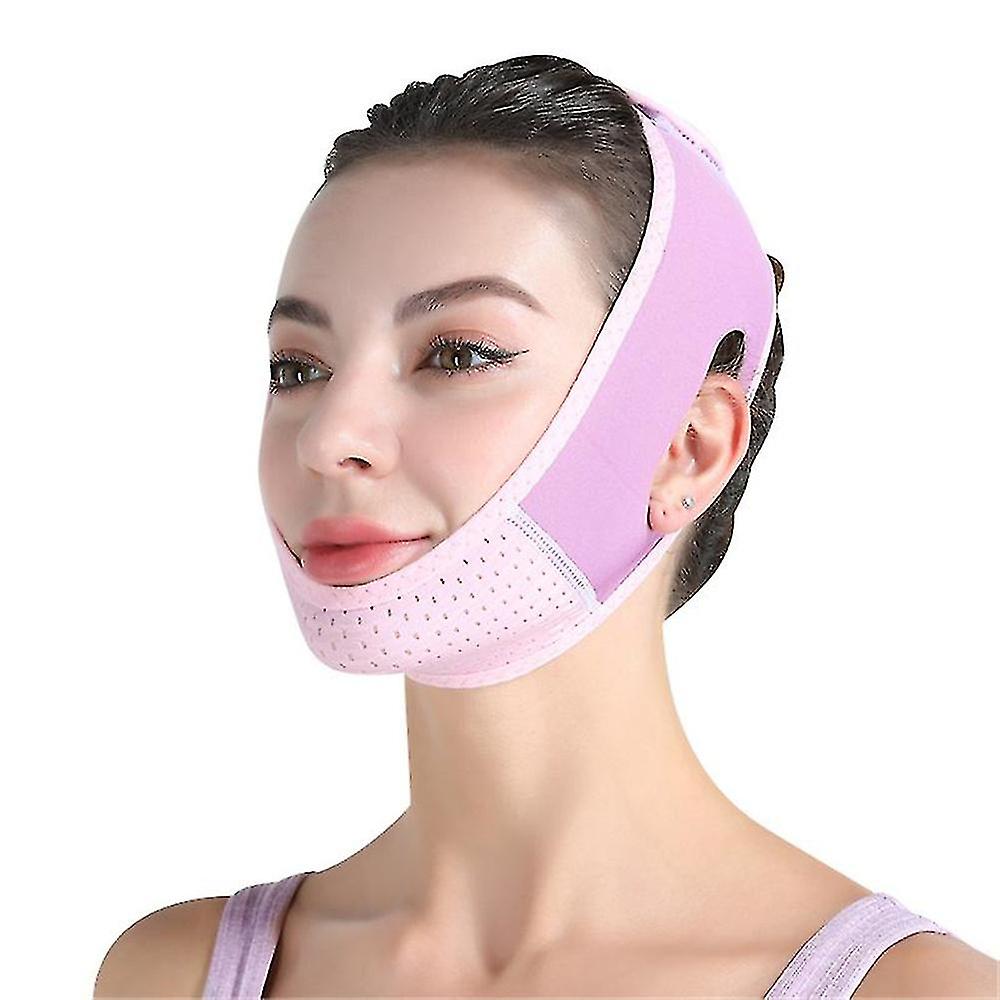 Reusable V Line Mask Facial Slimming Strap Double Chin Reducer-yuyu