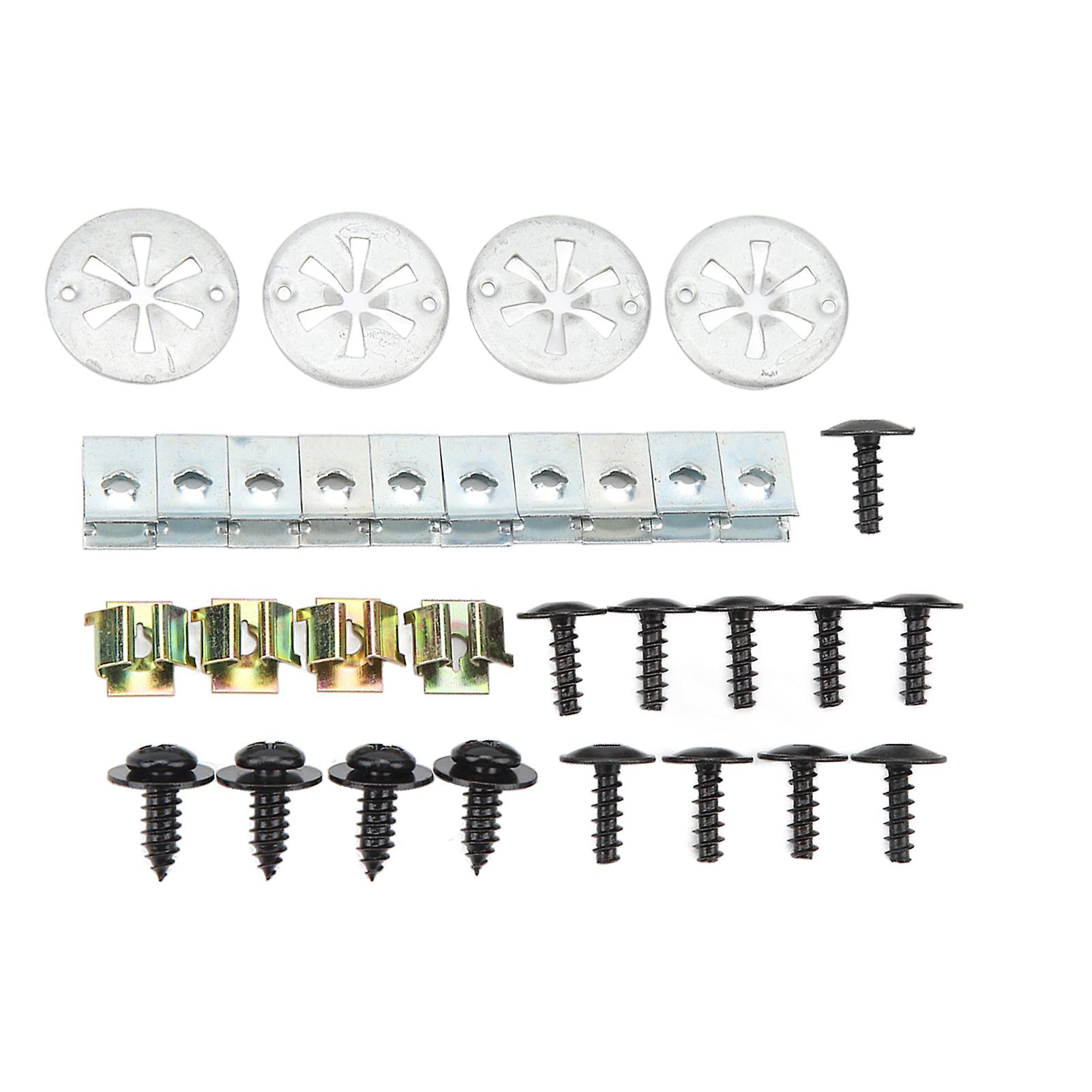 32Pcs Undertray Guard Fixing Clips Screw Set Wear Resistant Long Lasting N90796501 for BORA MK4 