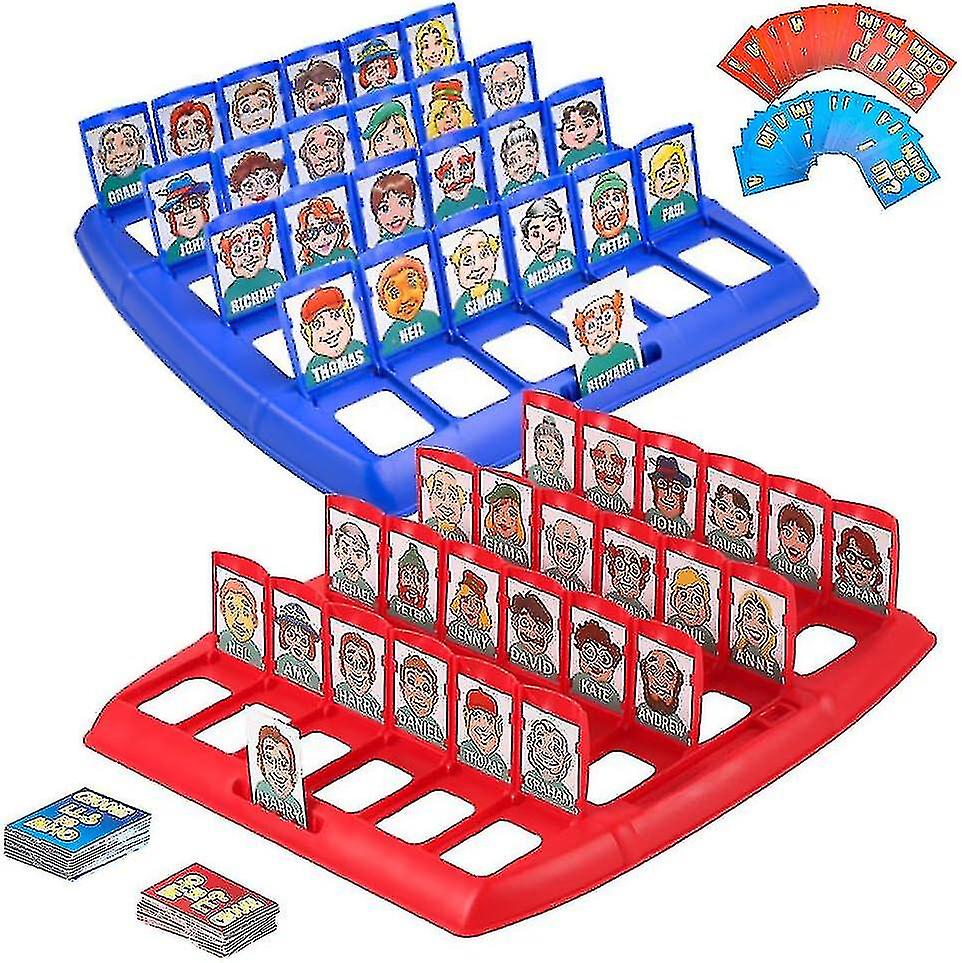 Who Is This Children"s Board Games, Children"s Guessing Game Contains Character Sheets, Animals, Fruits, Deduction Board Game, 2 Players, Game For Chi