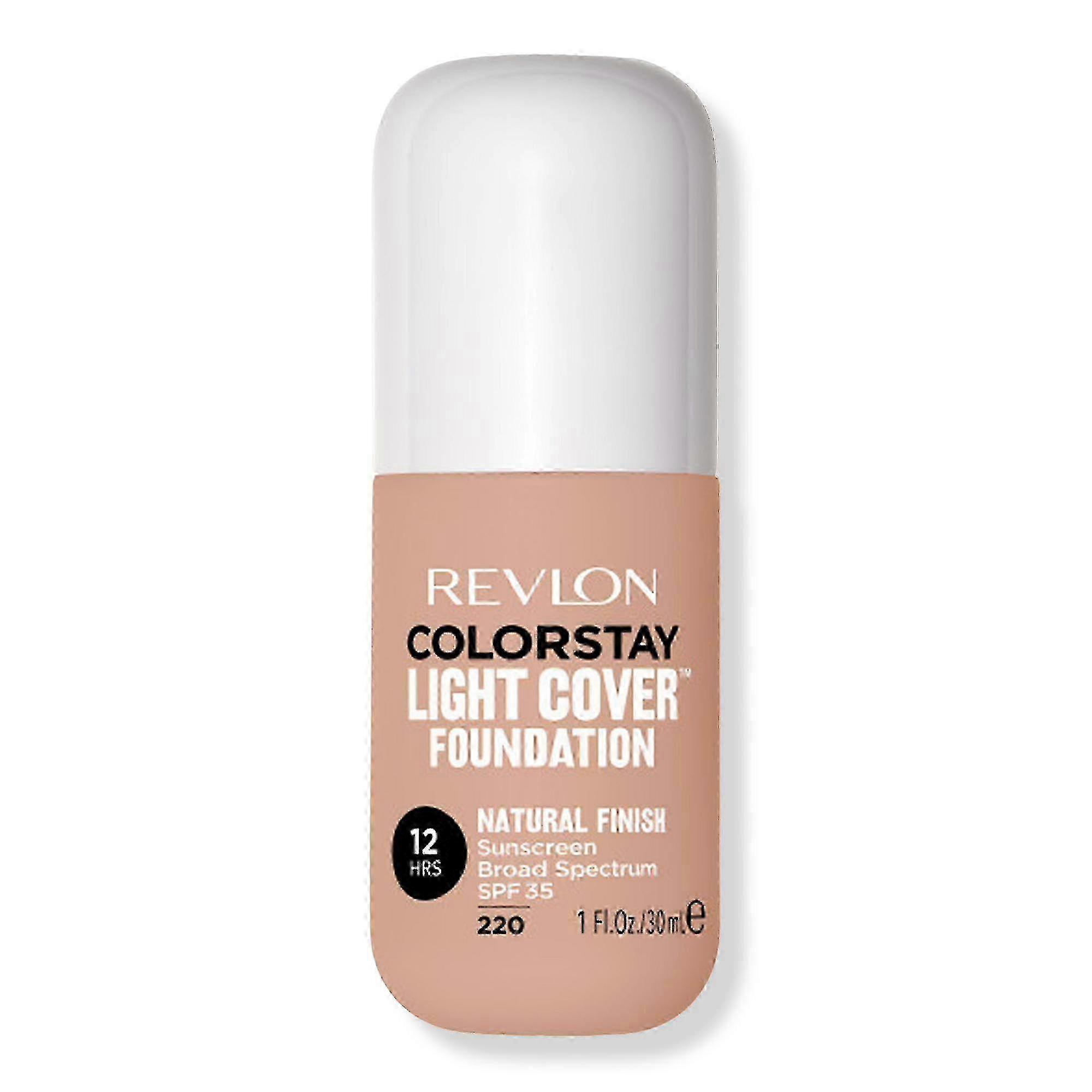 Revlon Colorstay Light Cover Liquid Foundation, 220 Natural Beige, 1 Oz