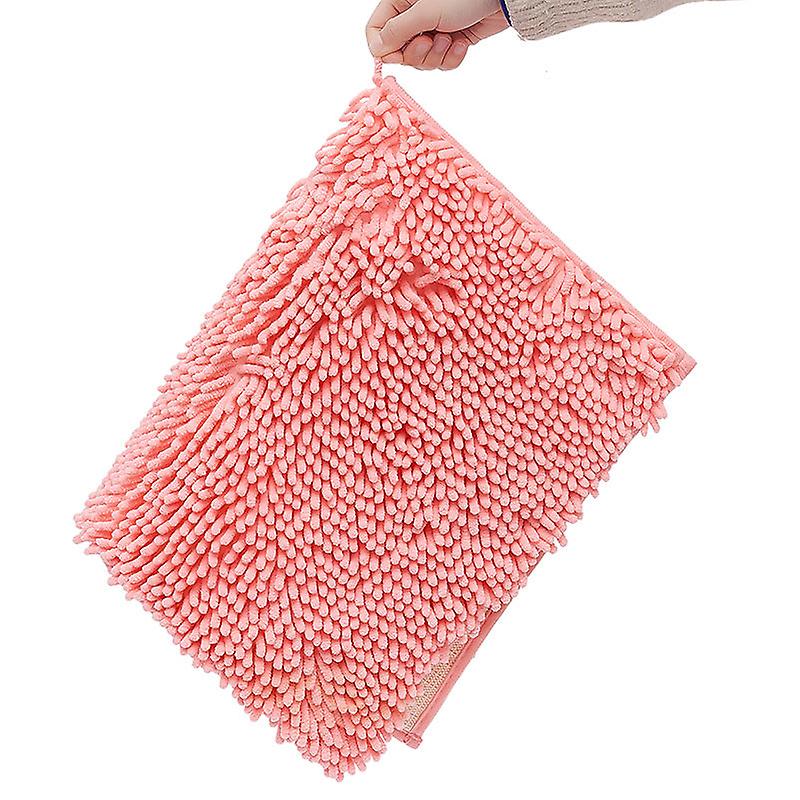 Bath Mat Non Slip Absorbent Shower Bathroom Rug Carpet Chenille No13