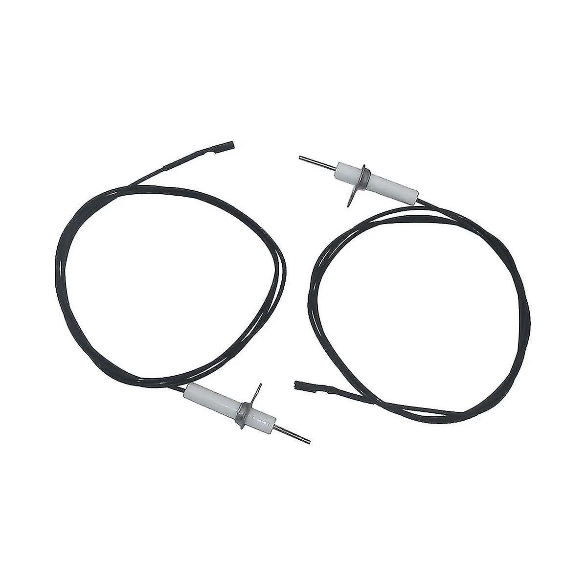 2pc 38inch Ignitor Wire & Ceramic Electrode Assembly,ignition Electrode Can Diy Bending For Ceramic