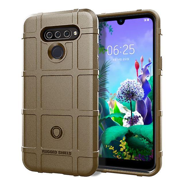 Durable Shockproof Protective Shell Case for LG X6 - Brown