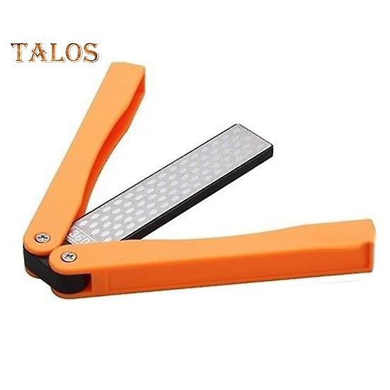 Talos Double-Side Outdoor Folding Pocket Sharpening Whetstone Non-slip Sharpener Tool
