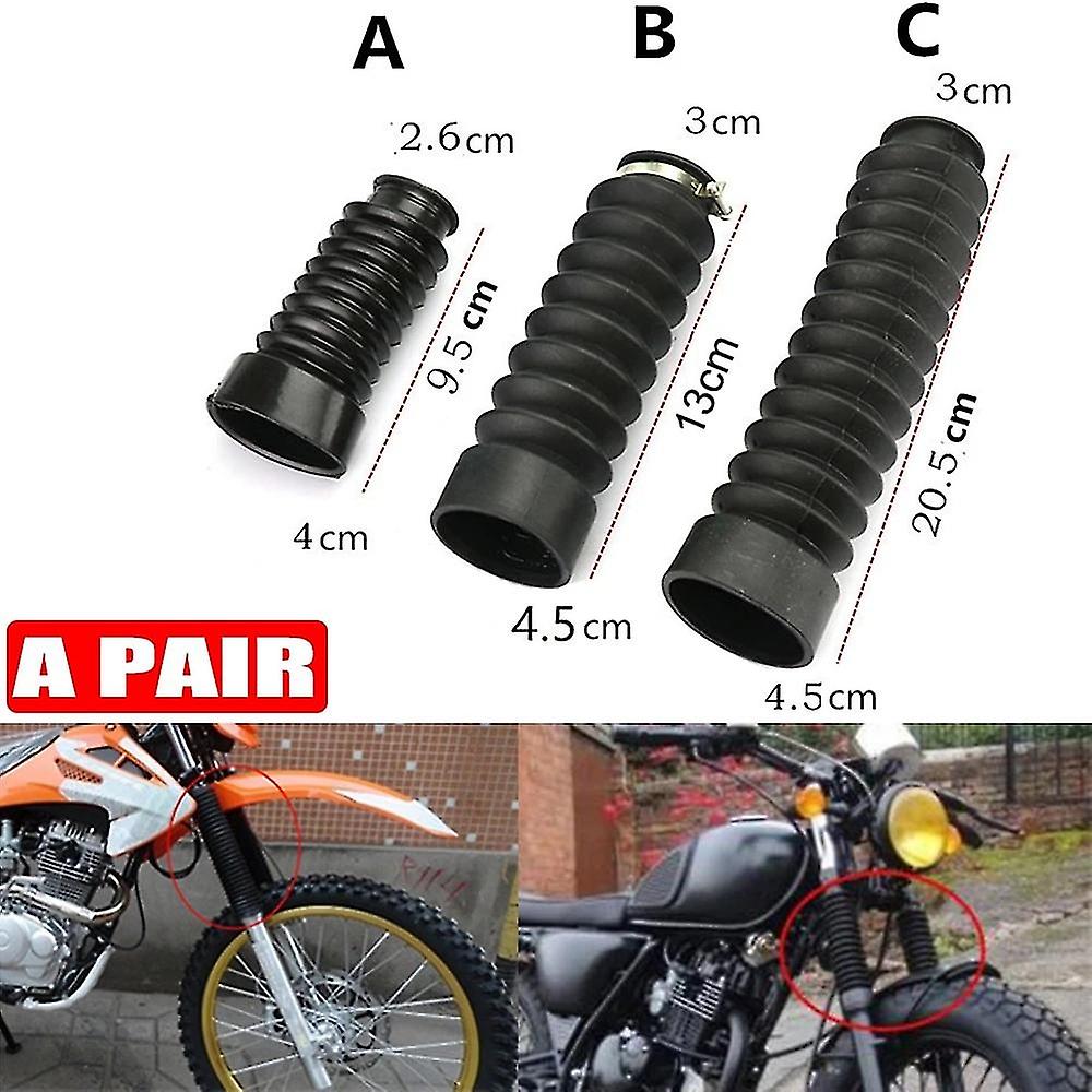Cubierta De Horquilla Delantera Para Motocicleta Todoterreno, Polainas, Botas De Goma, Amortiguador,