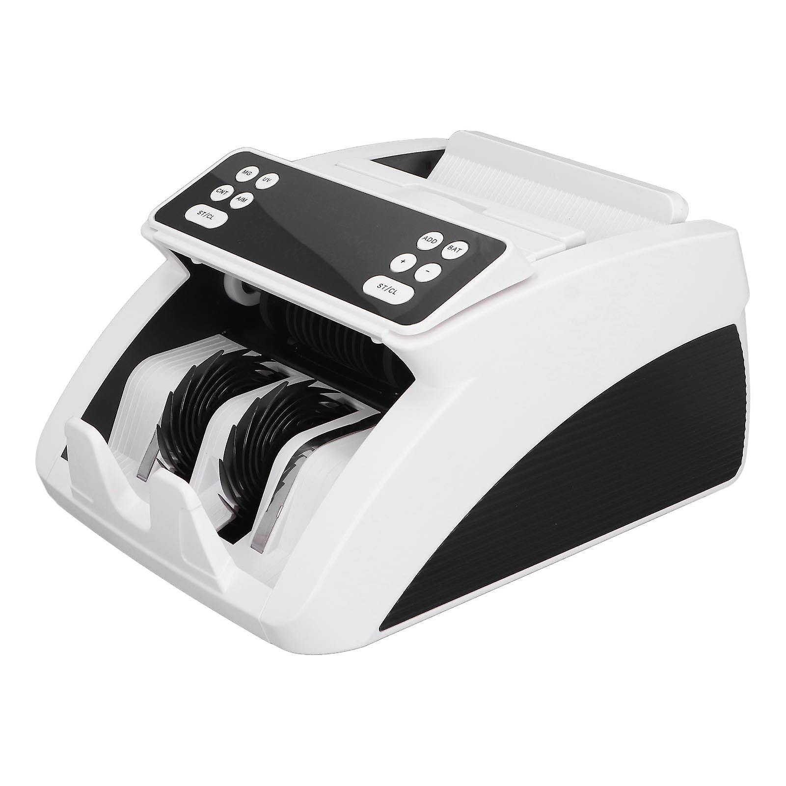 Money Counter Machine 80W MG UG IR Counterfeit Detection Portable Banknote Counter 110?240V US Plug