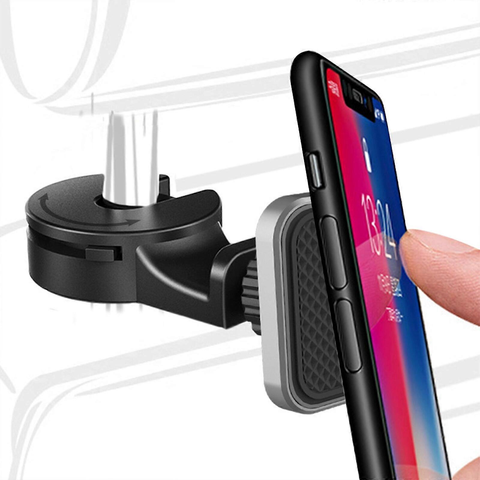 Magnetic mobile phone holder hook Rear headrest 360 degree rotation Tablet computer holder for mobile phone magnet holder