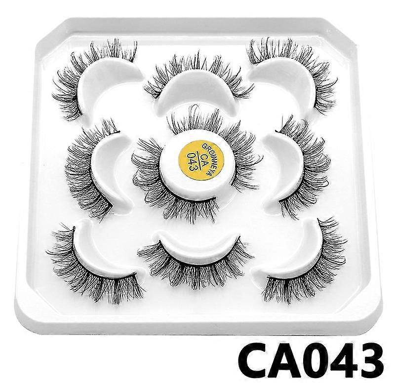 GYFDYM Lashes Dd Curl 10-23mm Russian Lashes 3d Mink Eyelashes Reusable Fluffy Russian Strip Lashes Eyelashes Extensions