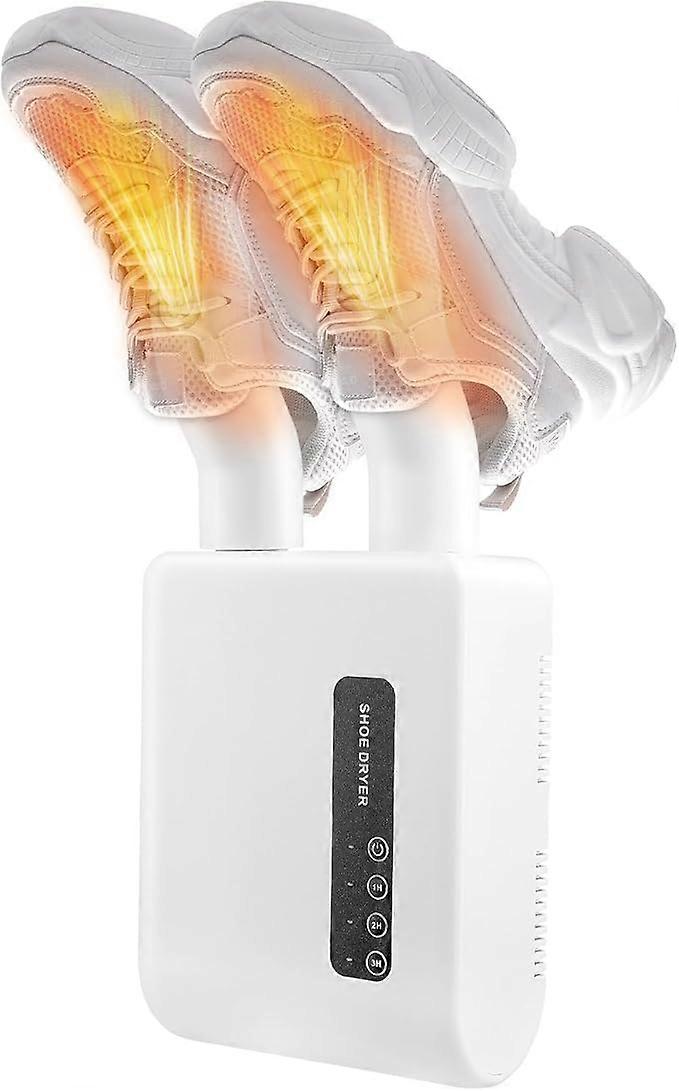 Electric Shoes Dryer, Odour Eliminator, Wall Mounted Boots Dryer with Thermostatic Warm breeze, Quick Dryer Shoe Dryer with Timer, Sterilization & Deo