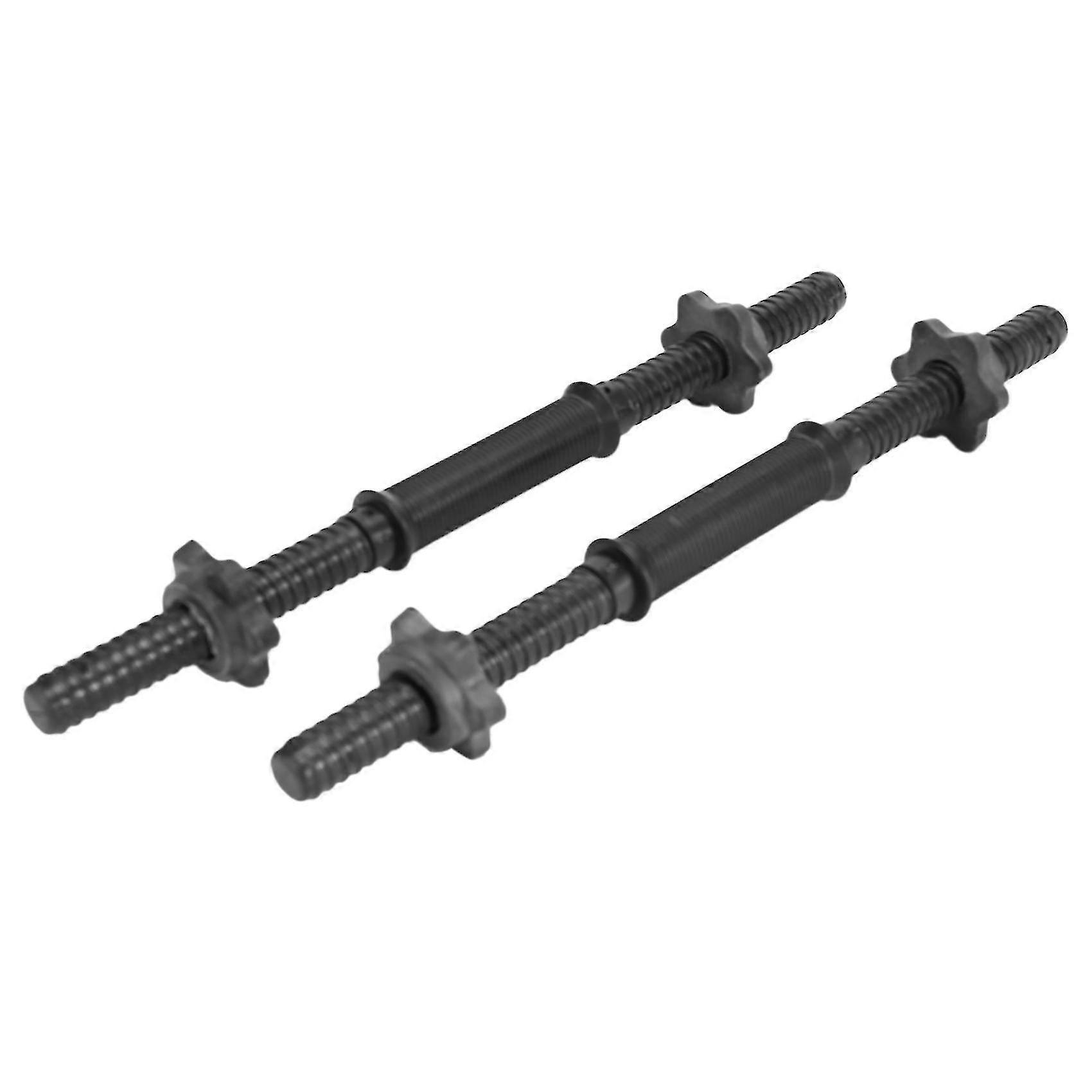 1 Pair Dumbbell Bars For Exercise Collars Weight Lifting Standard Adjustable Threaded Dumbbell Hand