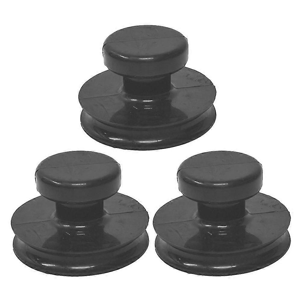3 pcs Tibetan Singing Bowl Handle Suction Cups Sound Bowl Lifting Handle Suction Cups