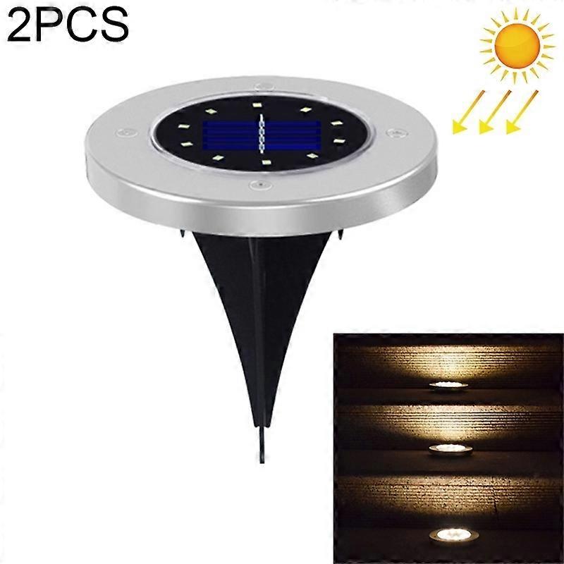 2 PCS 10 LEDs Solar Powered Buried Light