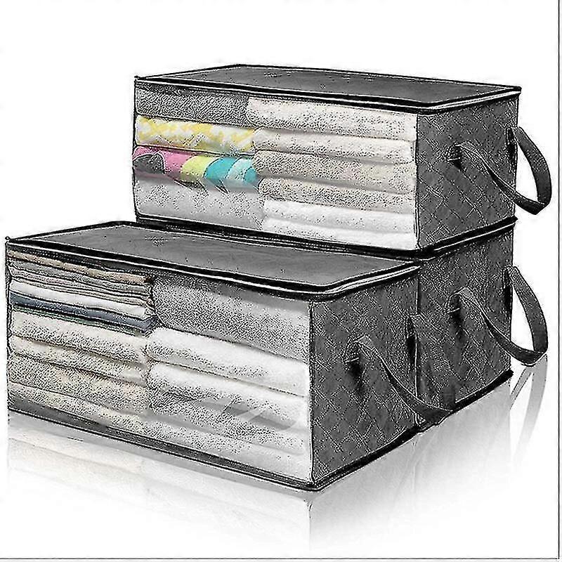 Clothes Stora Boxes Bags Zipper Izer Wardrobe Tidy Underbed