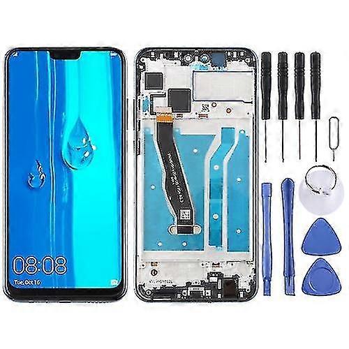 Huawei Enjoy 9 Plus Lcd Screen And Digitizer Complete Assembly With Frame (black)