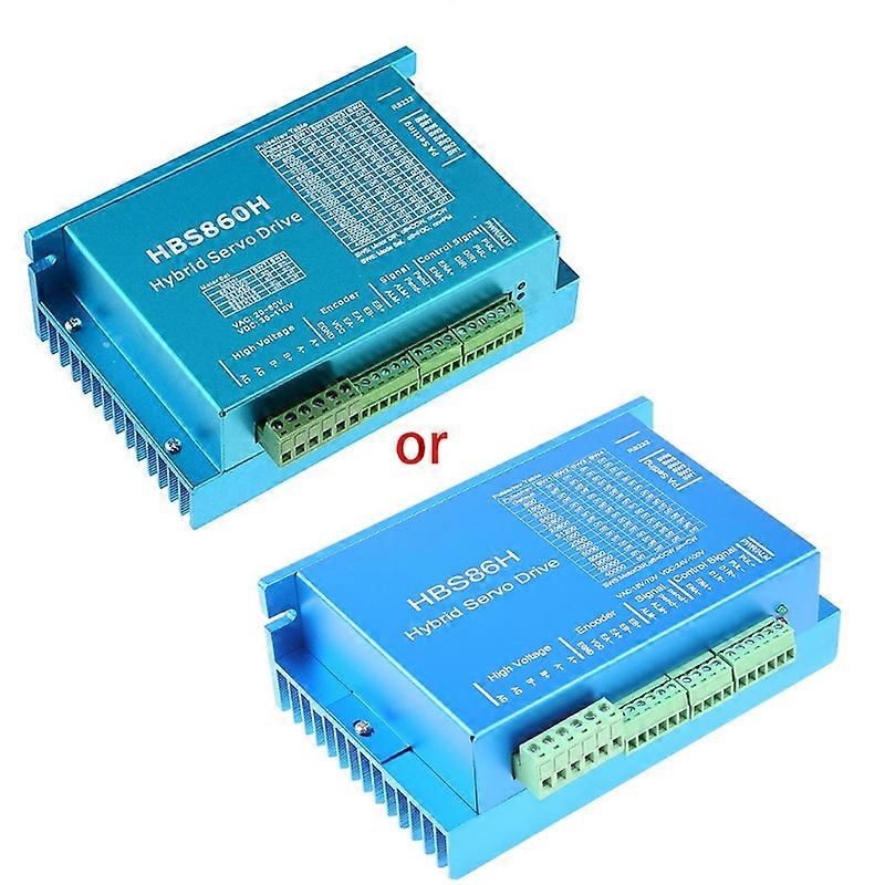 HBS86H Closed Loop Servo Motor Driver HBS860H Hybrid Step Servo Drive With RS232 Port