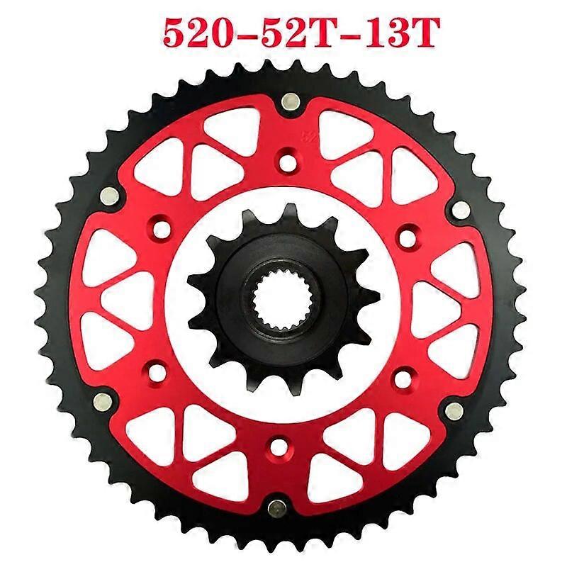 Motorcycle 45T~52T Front & Rear Sprocket For HONDA CRF250R 2004-2013 CR125R CRF250X CRE125R Enduro CREF250R CRF250F CREF300R