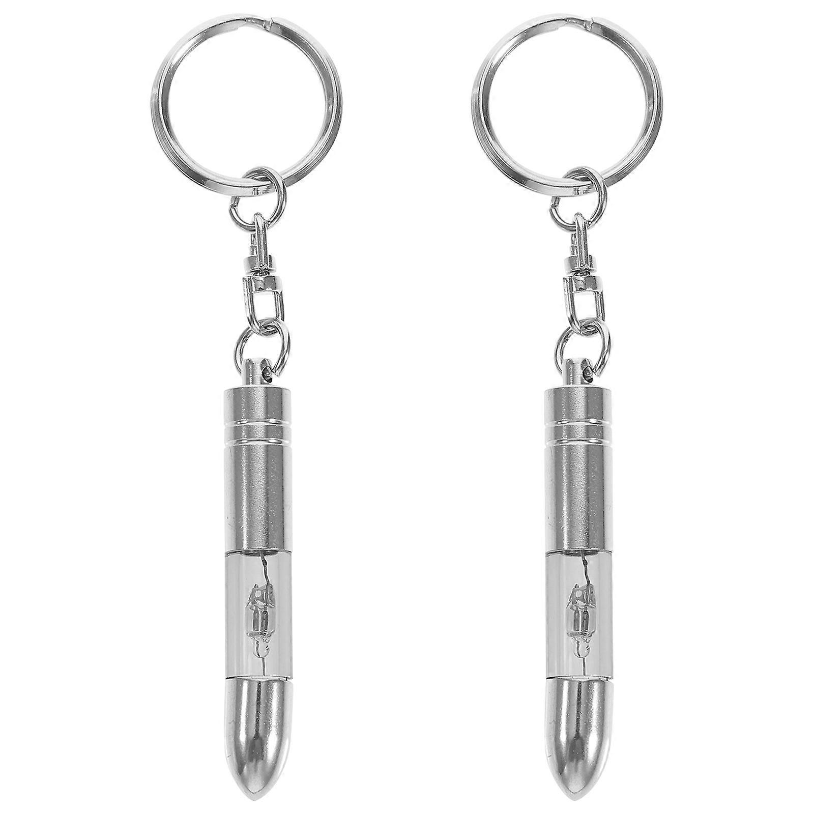 2pcs Car Static Eliminators Human Body Static Eliminators Anti-static Keychains