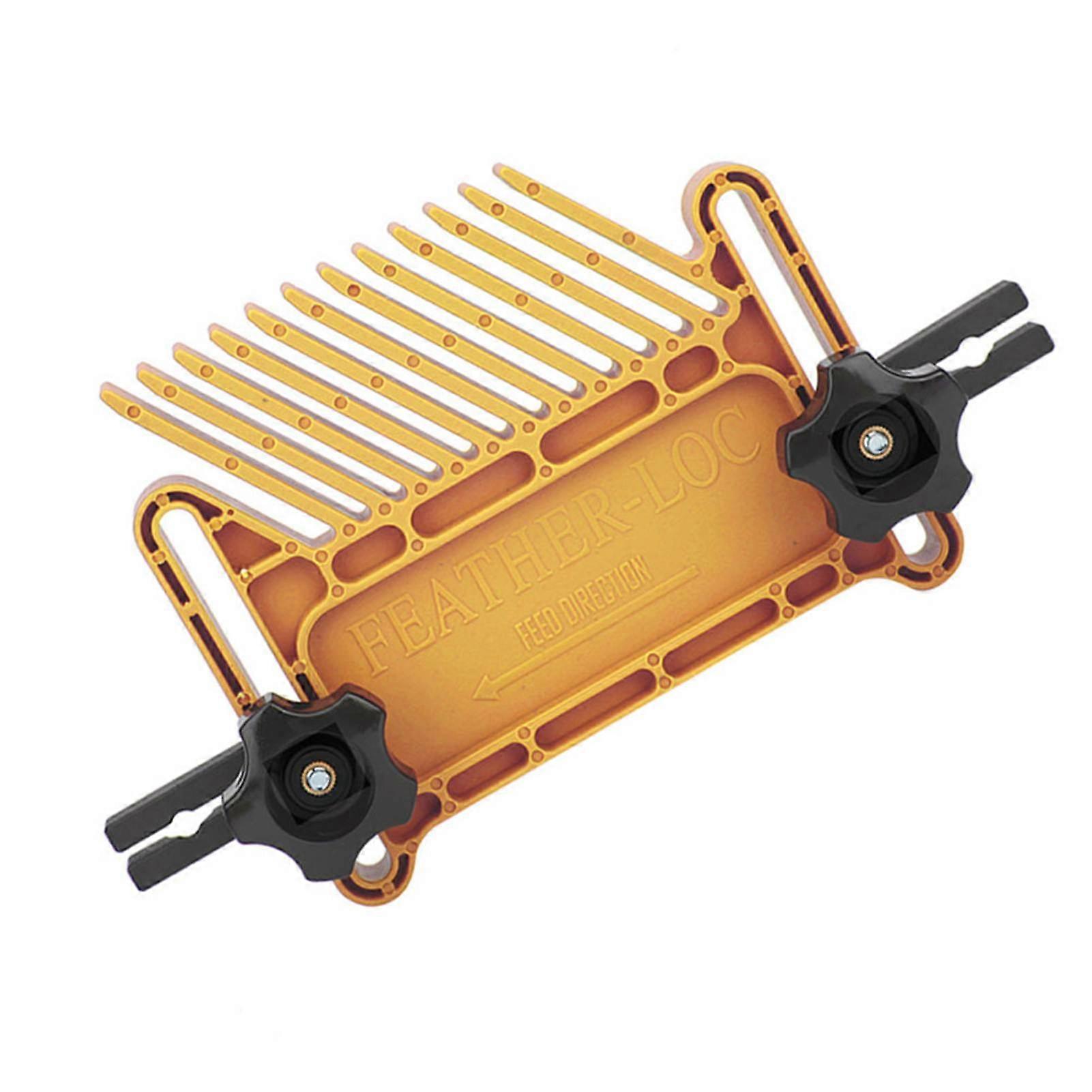 Woodworking Feather Board B Style Inverted Square Yellow PP