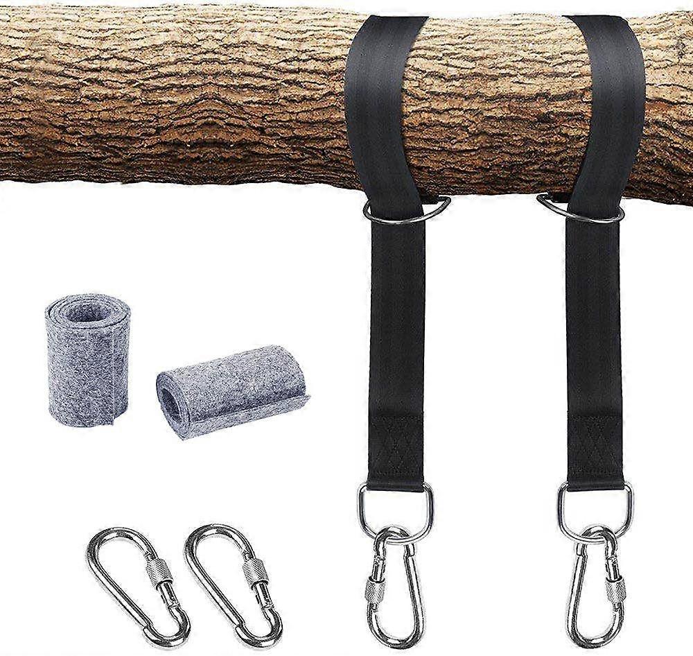 Yumul 2 Pieces Swing Attachment, Hammock Attachment Kit, Hammock Strap, Fixed Swing Tree, Garden Swing Tie Down Ropes