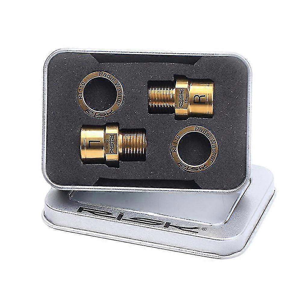 Risk Titanium Bicycle Pedal Extender With Washer Extension Hollow Pedal Extender, Extender For 9/16