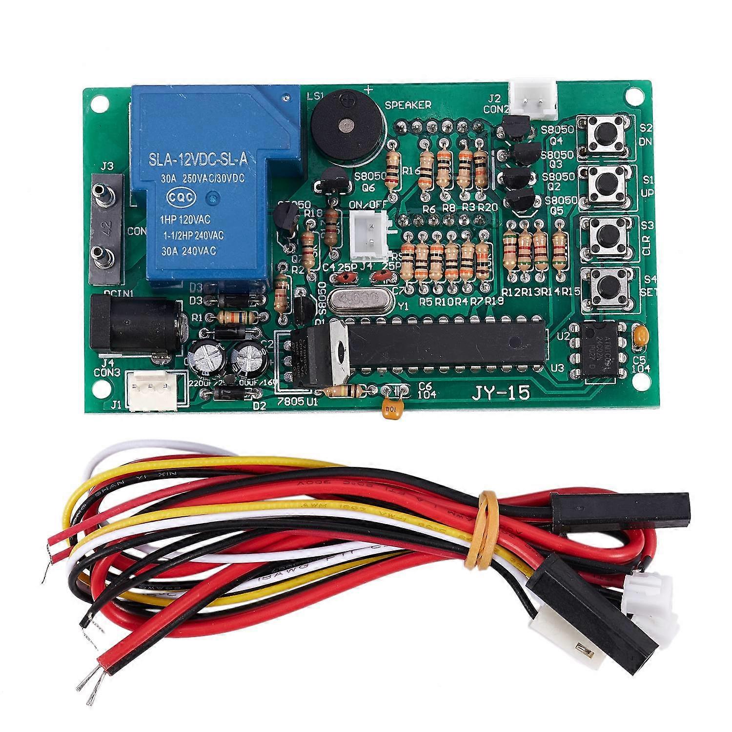 -15A Timer Board Timer Controller Power Supply For Coin Opearted Water Pump Washing Machines Massag