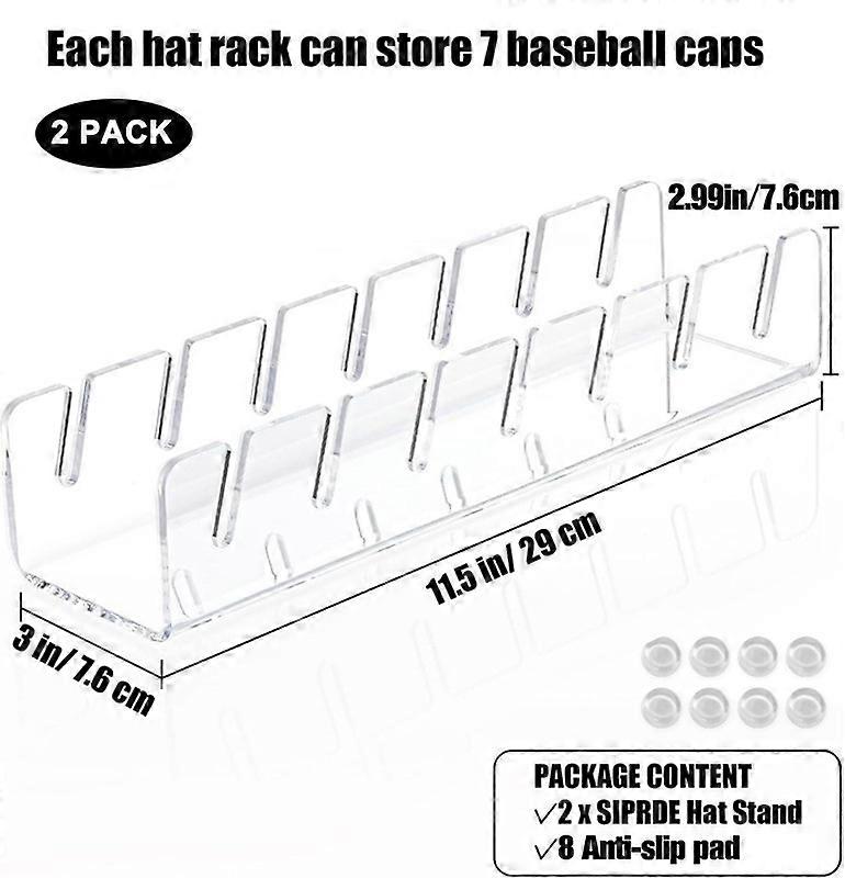 Hat Stand for Baseball Caps Display and Organizer-2 Pack