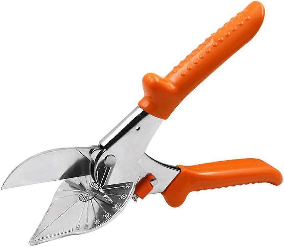 Multi Angle Mitre Shear Cutter 45-135 adjustable degree, Adjustable Angle Scissors Multi Scissor Angled Miter Cutter for Cutting PE Plastic Soft Wood