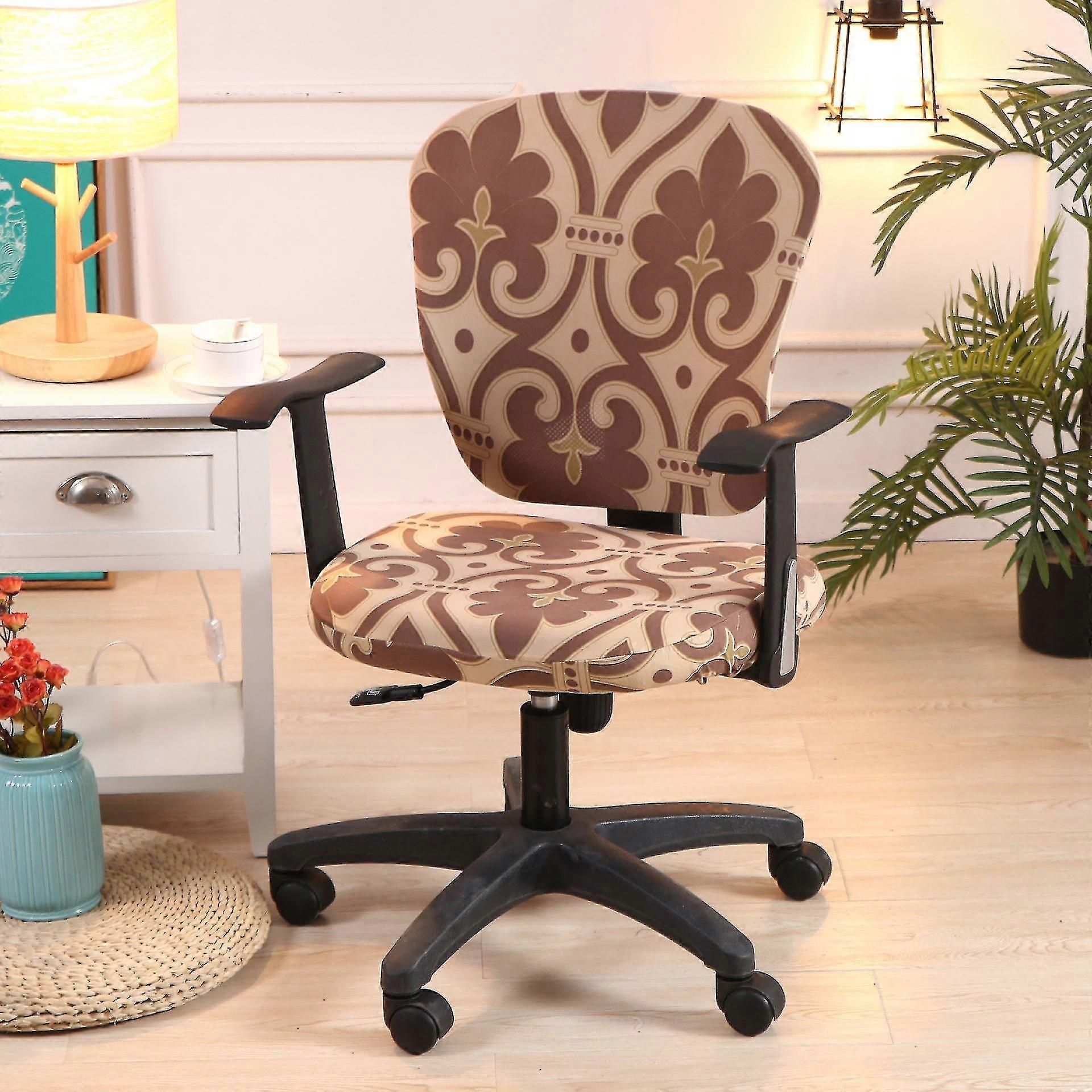 Computer Office Chair Universal Washable Rotating Chair Slipcovers -JA