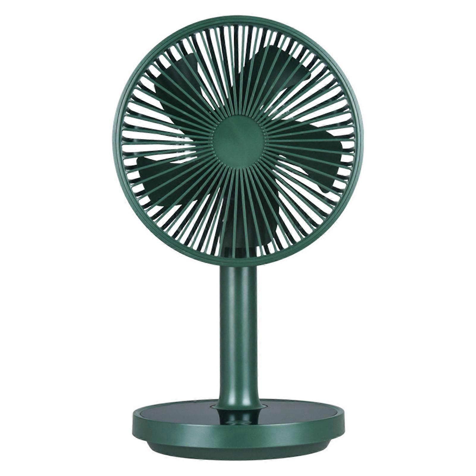 4 Speed Desk Fan Quiet Cooling Fan USB Rechargeable Adjustable Powerful Wind Telescopic Fan