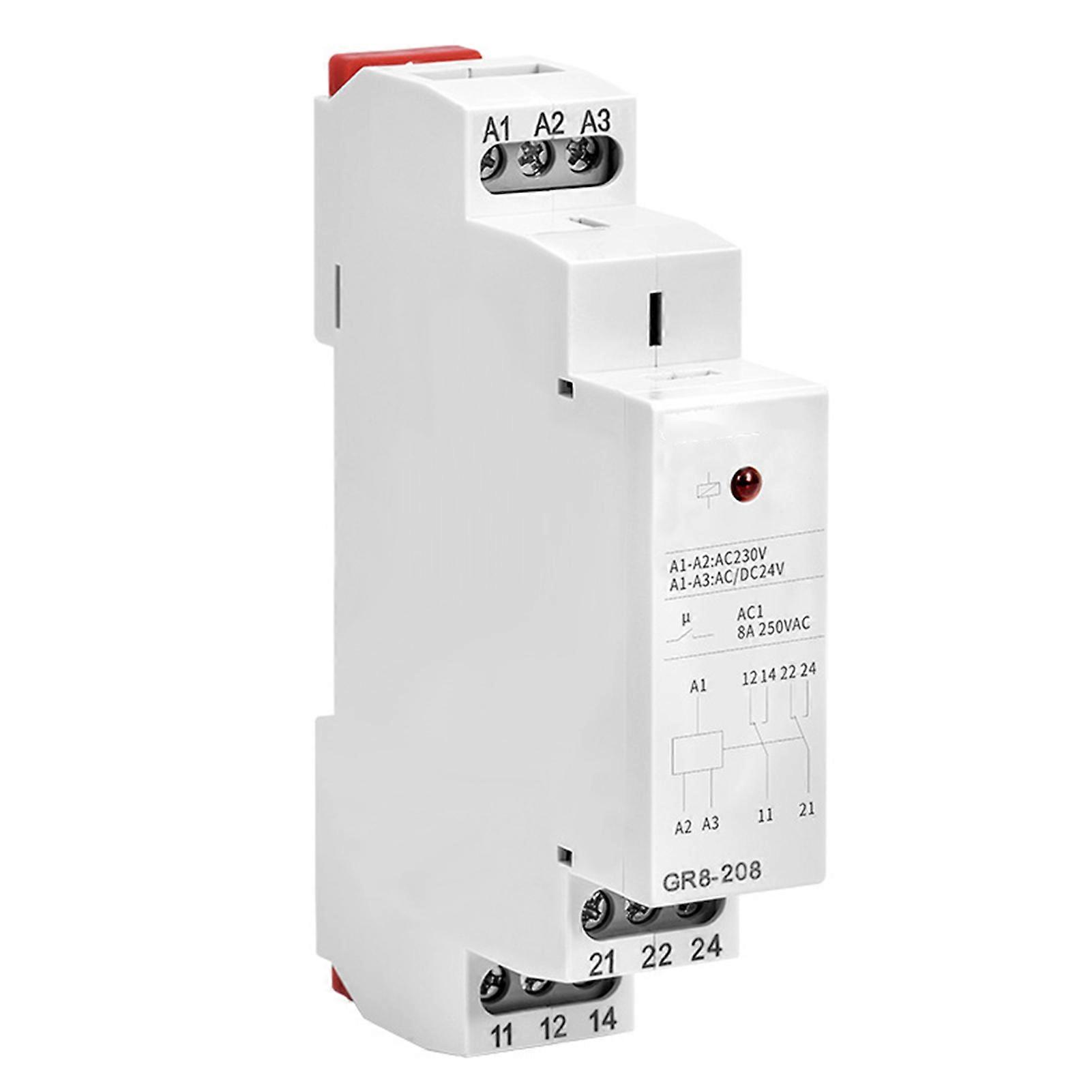 A/C 220V Household Relay with LED Indicator Light Timer for Electronic Component Devices