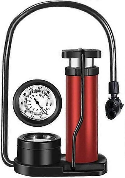 مضخة دراجة 160psi مع مقياس ضغط دراجة جبلية صغيرة مضخة دراجة