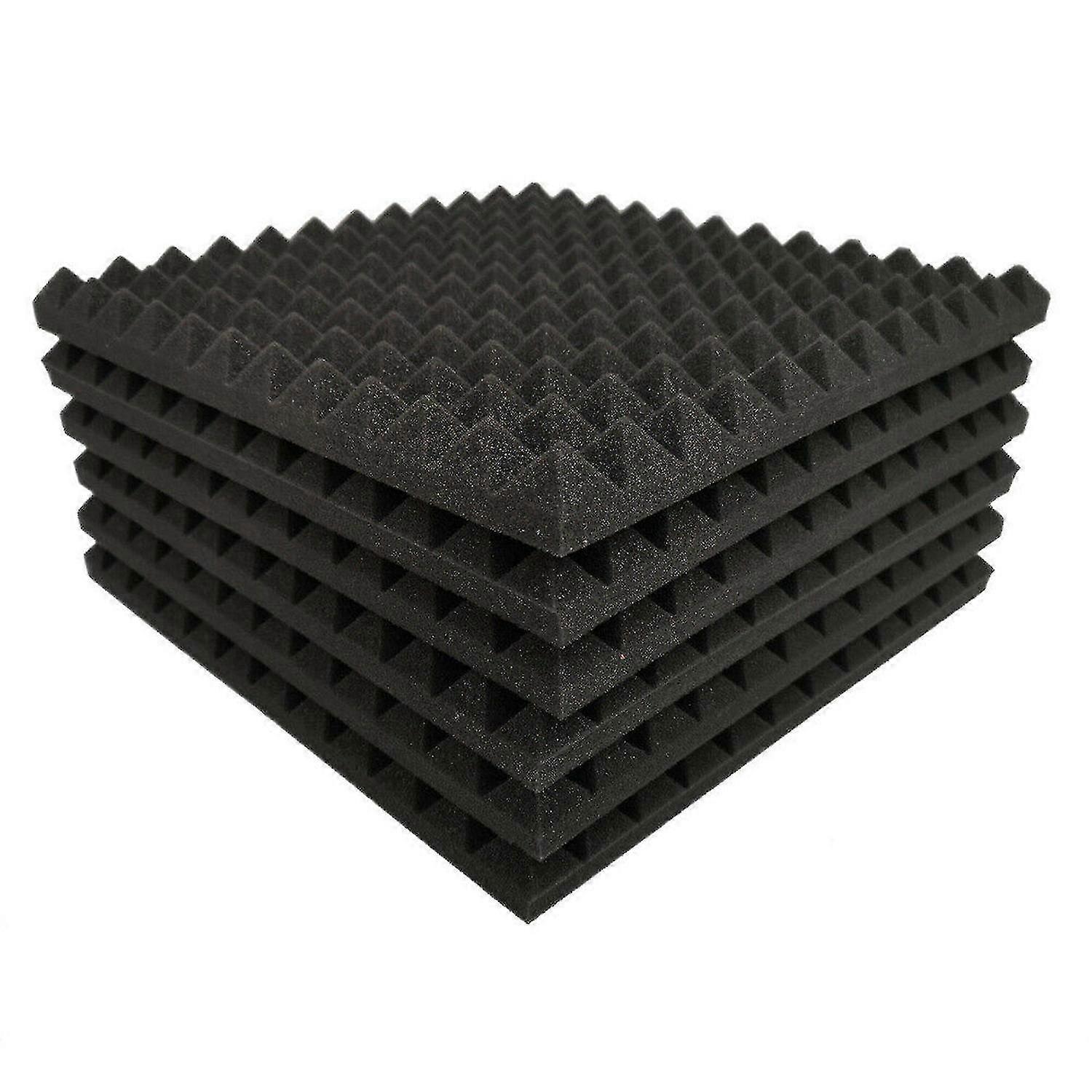 12-pack pyramidform ljudisolerat skum ljudisolerad vadderingsbehandlingspanel för basisolering