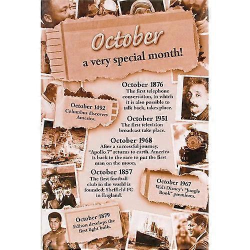 OCTOBER Miko Month Series Chronicle Card High Quality and Stylish Design Card