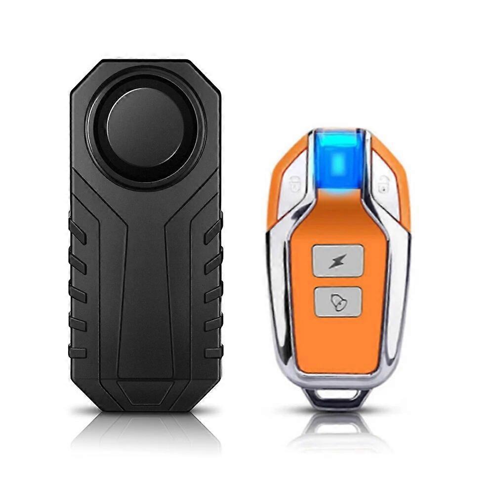 Télécommande d’alarme de vélo 113dB sans fil anti perdu rappeler avertissement capteur d’alarme étanche moto alarme sécurité