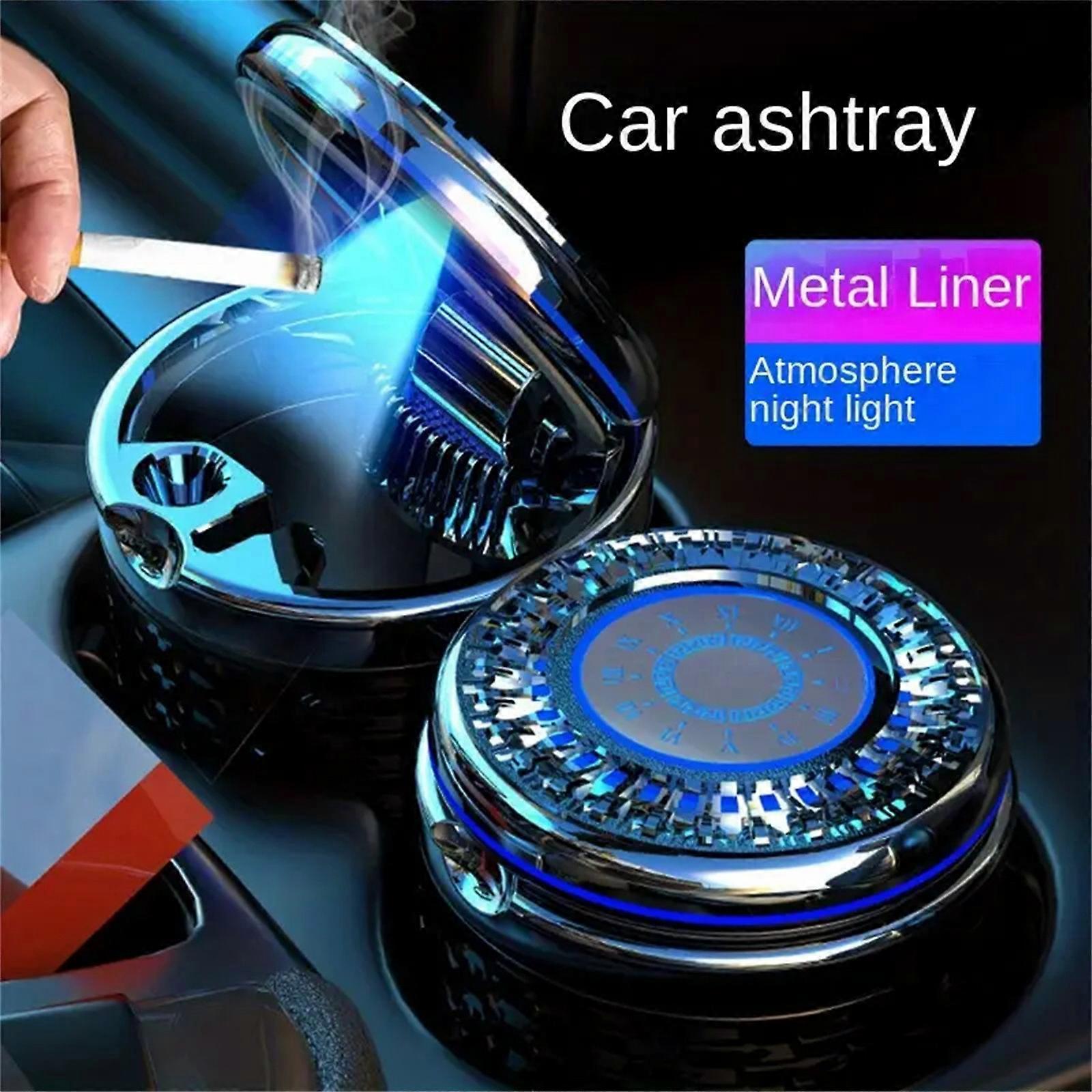 Produits automobiles avec cendriers de voiture à LED récipients métalliques pour l’éclairage périmétrique d’isolation incendie Flye240814