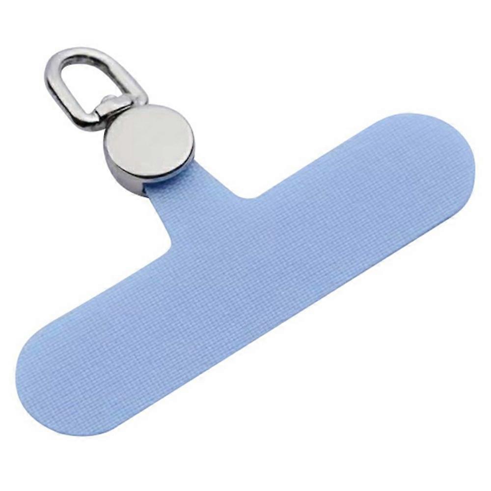 Phone Tether Tab Nylon Patch 360&#176; Rotatable Metal Hook Phone Strap Replacement Part - Blue