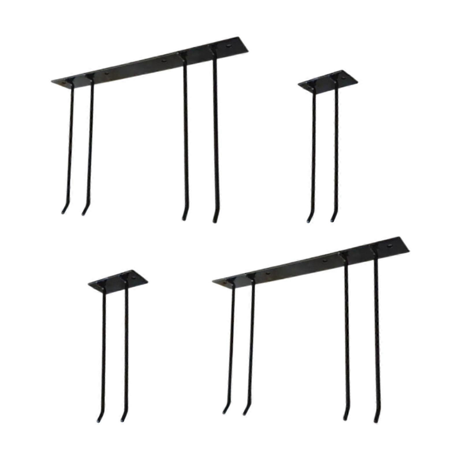 4pcs Stainless Steel Garden Tool Rack Solid Garage Tool Organizer Wall Mount