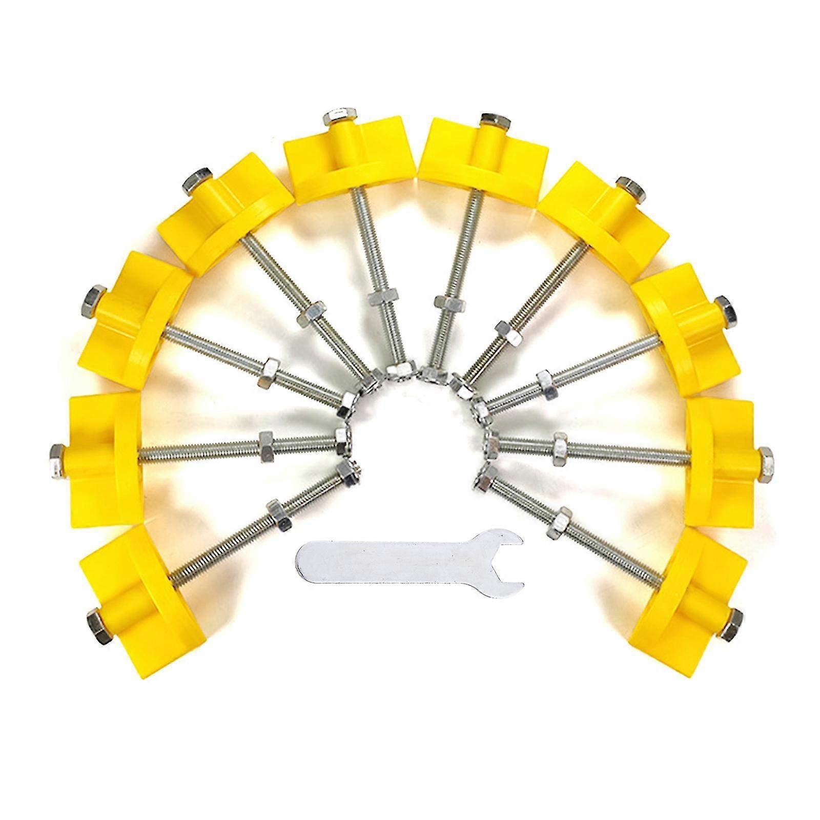 10 Pcs/set Manual Tile Locator 5-90mm Height Adjustment Positioner Tile Leveler