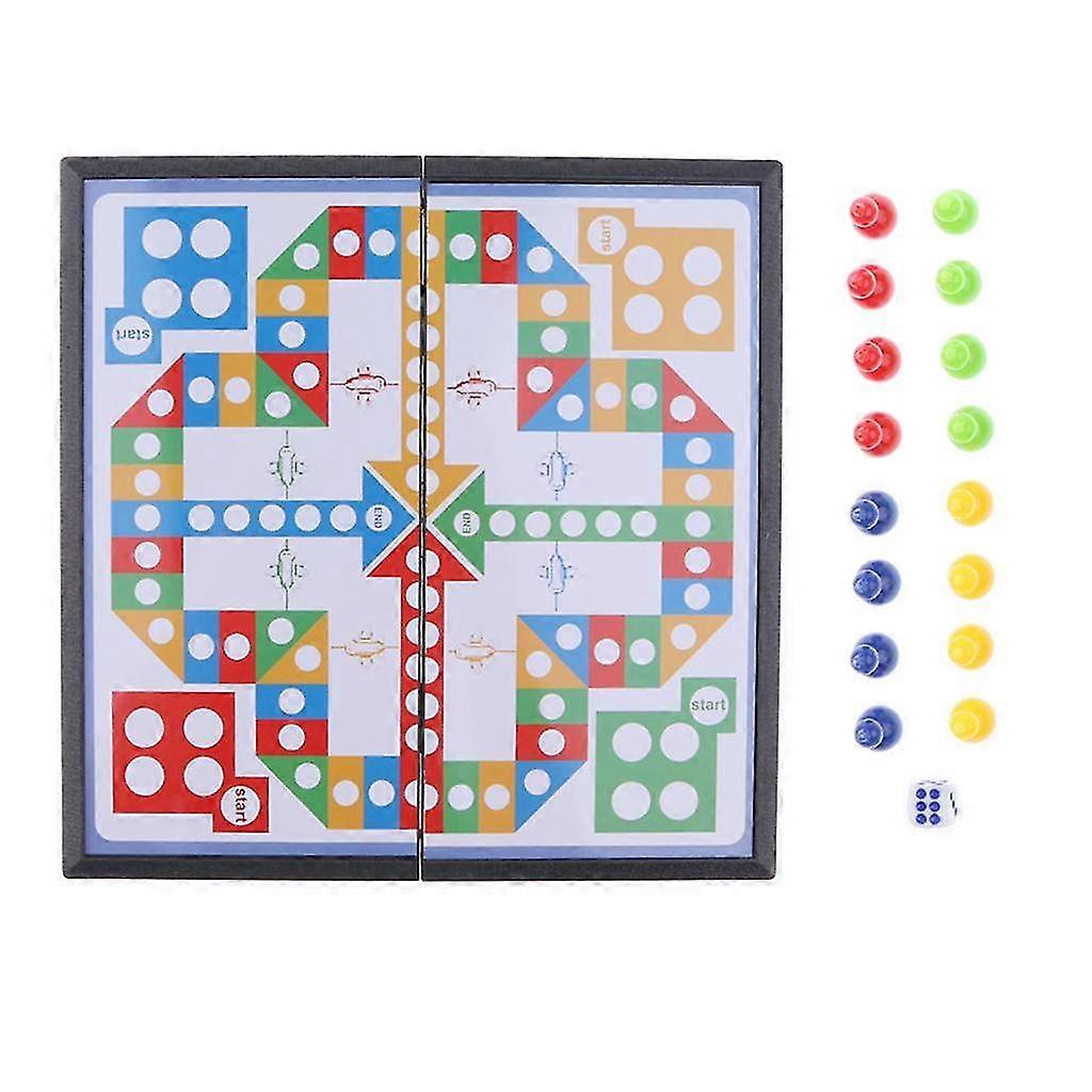 Flying Chess Folding Chessboard Chess Pieces Set Entertainment Toys