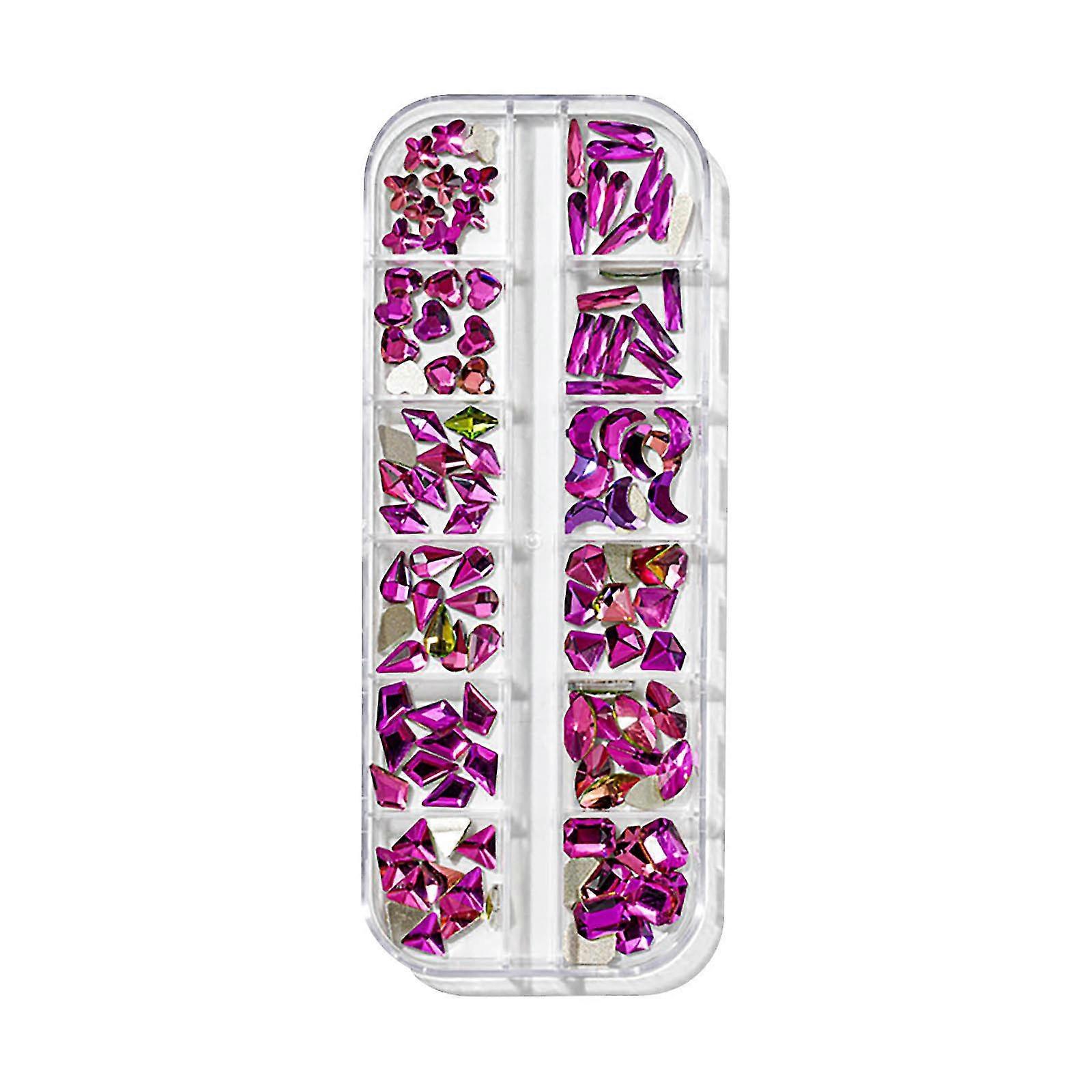 مسمار الفن حجر الراين والمجوهرات شقة حجر الراين جولة حجر الراين الزجاج مسمار