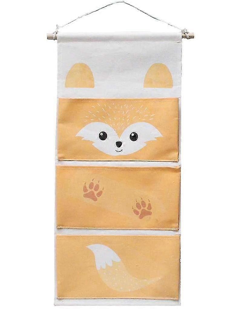 Cute Hanging Storage System - Hanging Wall Organiser With 3 Pockets