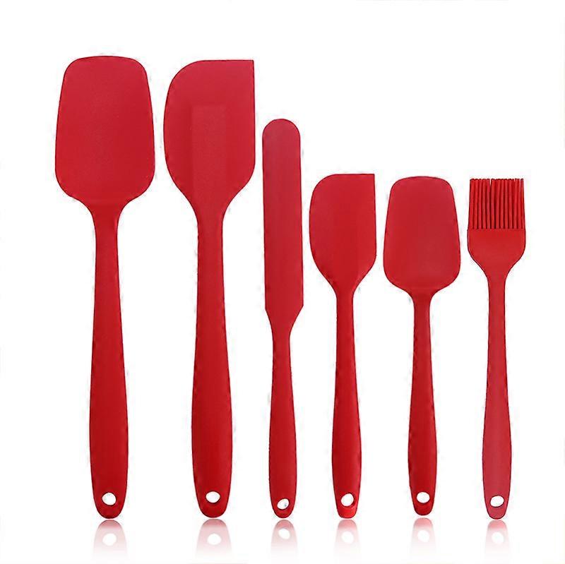 Silicone Spatula Set, Heat Resistant Kitchen Spatulas for Non-Stick Cooking and Baking, Seamless One Piece Design, Flexible Spatula, Dishwasher Safe