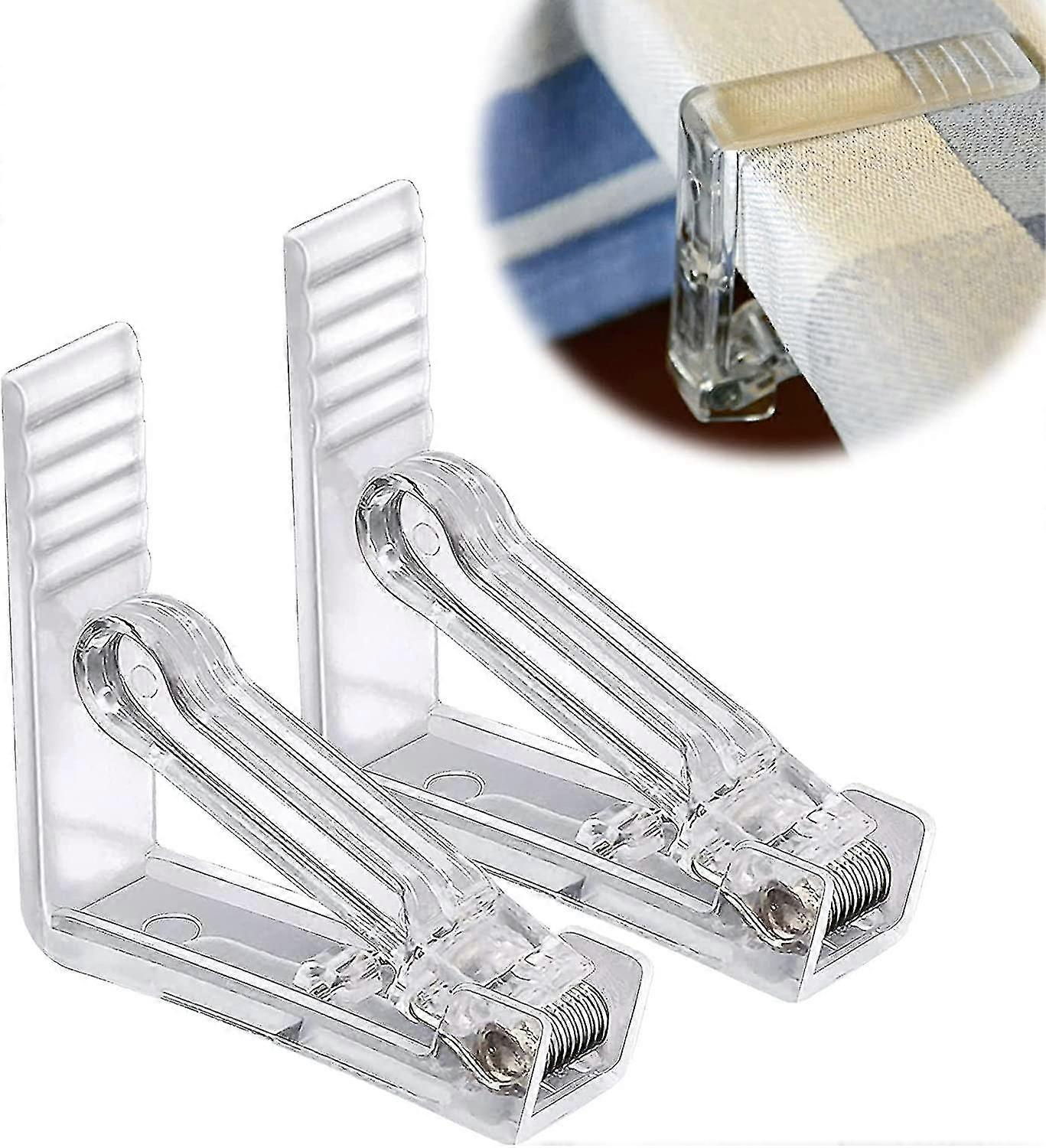 Transparent Tablecloth Clips, Plastic Tablecloth Clips, 20 Pcs Adjustable Tablecloth Clips