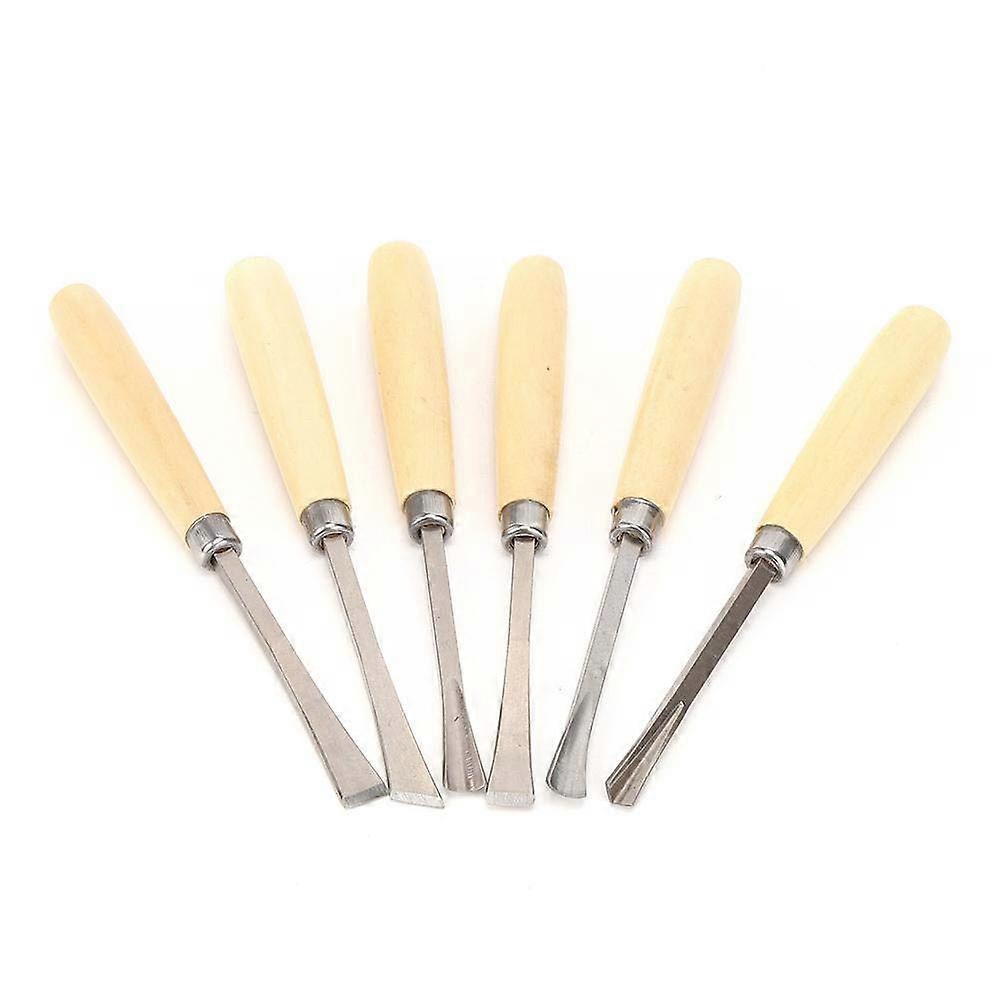 Professional 6 Piece Wood Carving Chisel Set Engraving Chisel for Woodworking Beginners