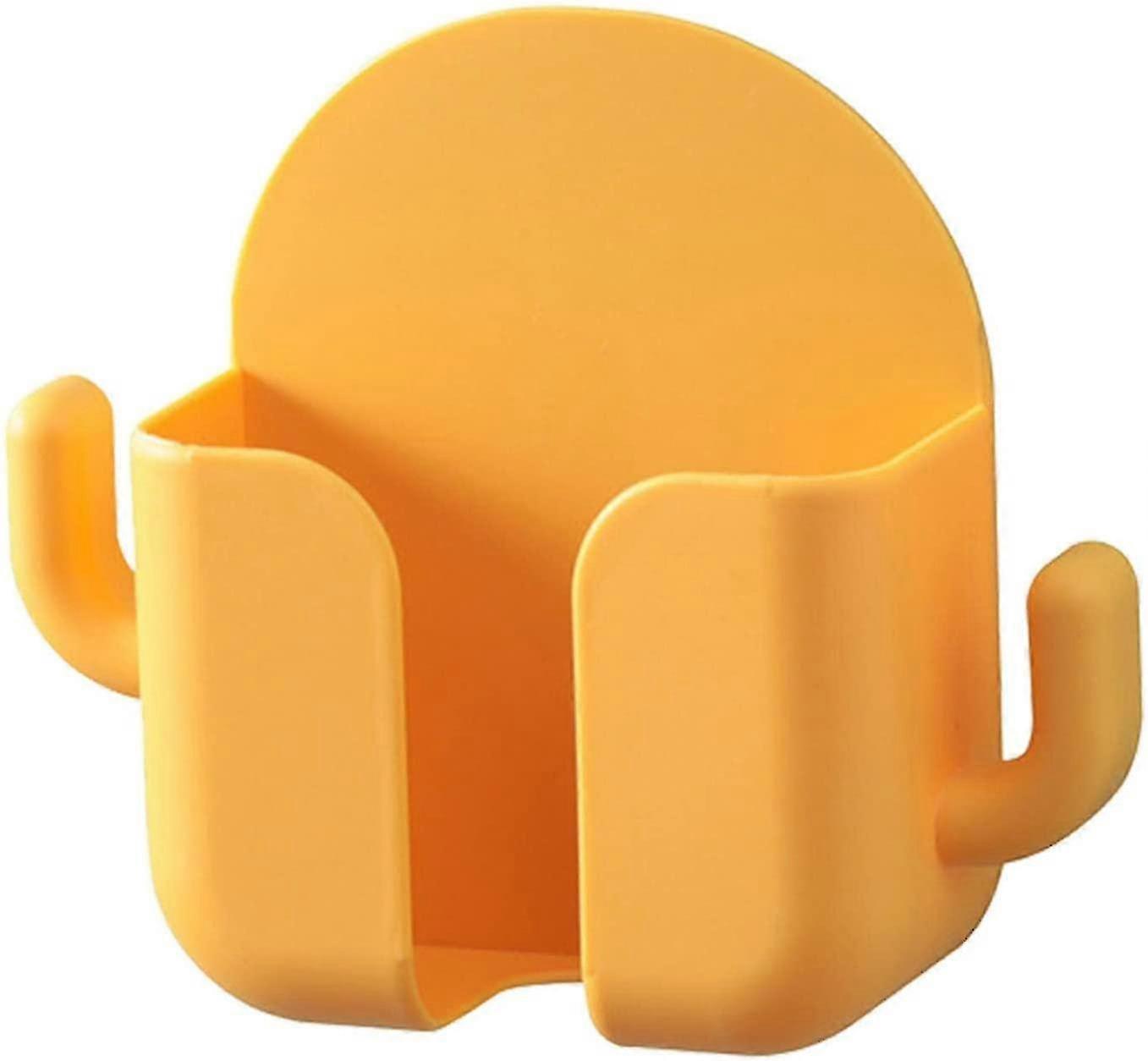 Self-adhesive Wall Storage Box, Creative Phone Remote Control Small Gadgets Organizer Box Multi-function Mount Holder
