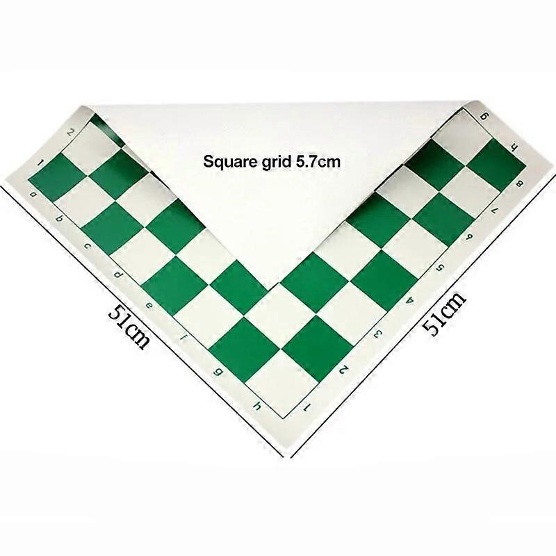 High Quality Chessboard 35/43/51CM Portable Soft Rollable PVC Leather Durable Chess Board For Beginner Entertainment Games