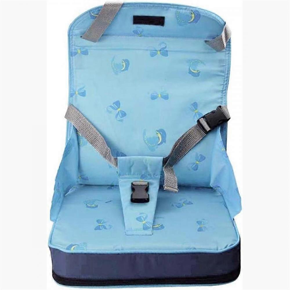 Blå barnstol hopfällbar barnstol