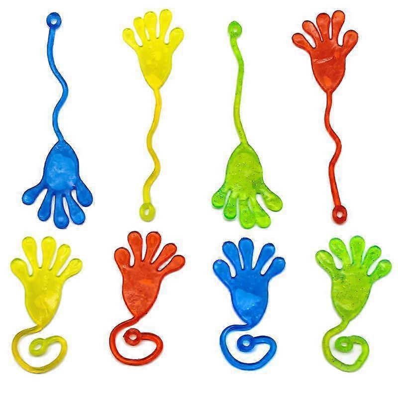 Glitter Sticky Hands - (Pack of 8)